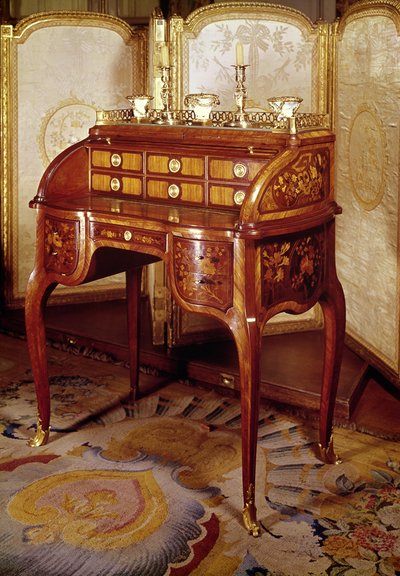 Louis XV Writing Desk by Jean Francois Oeben